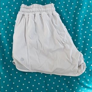 White 2.5” Lululemon Shorts